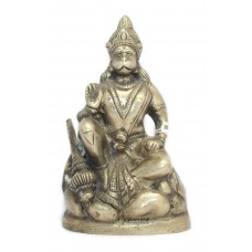 Hanuman Brass Idol God Bajrangbali Statue For Home Office Temple Puja Decor D576